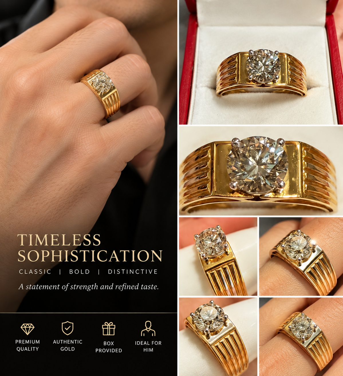 18K Gold Rings – Signature Collection