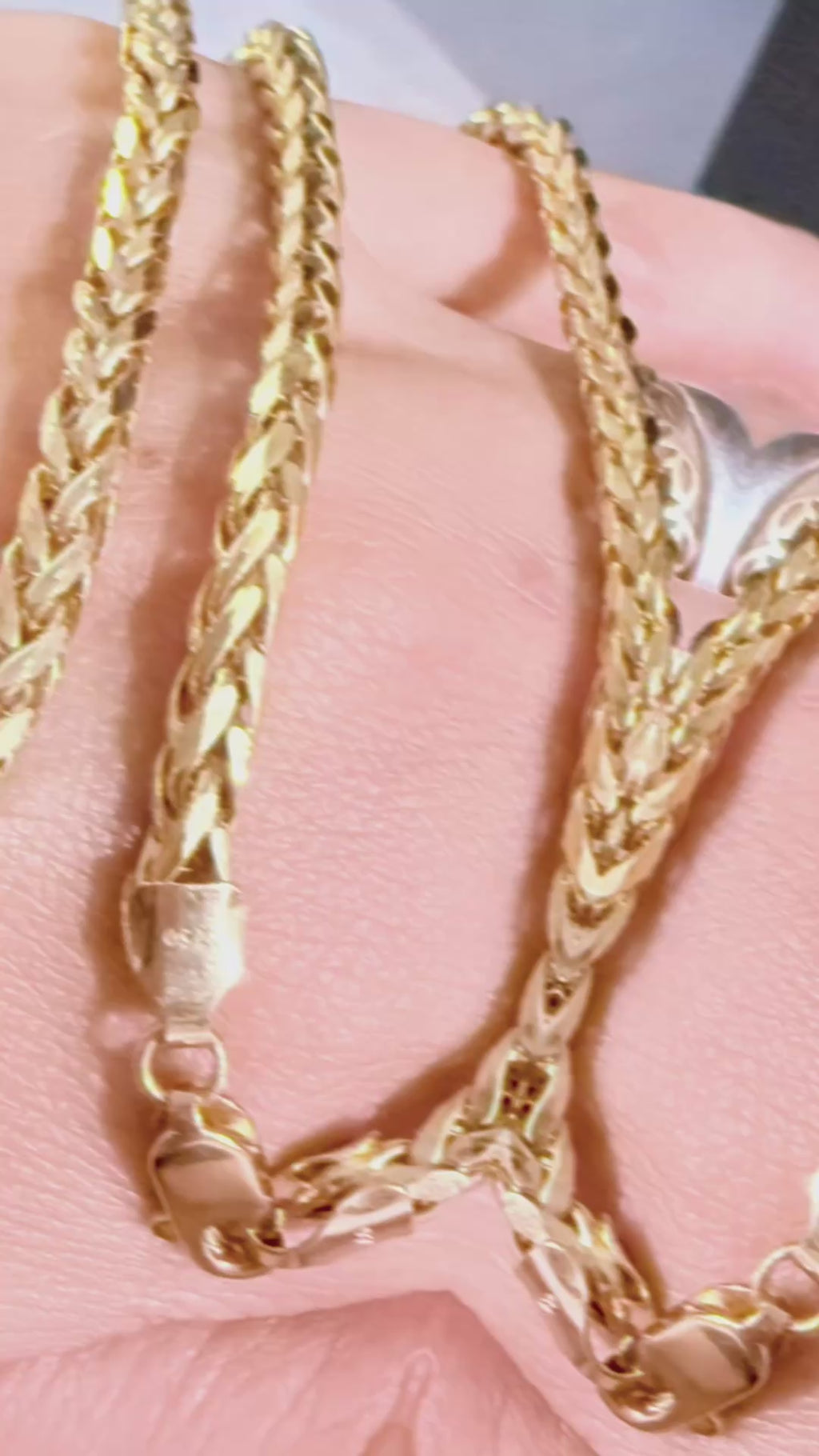 18K Gold Foxtail Necklace N80, 15.80g, 22”, 4.2mm